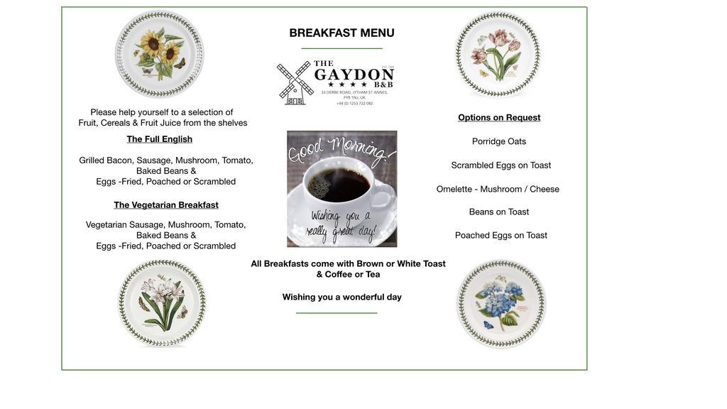 The Gaydon Bed and Breakfast Lytham St Annes Eksteriør billede